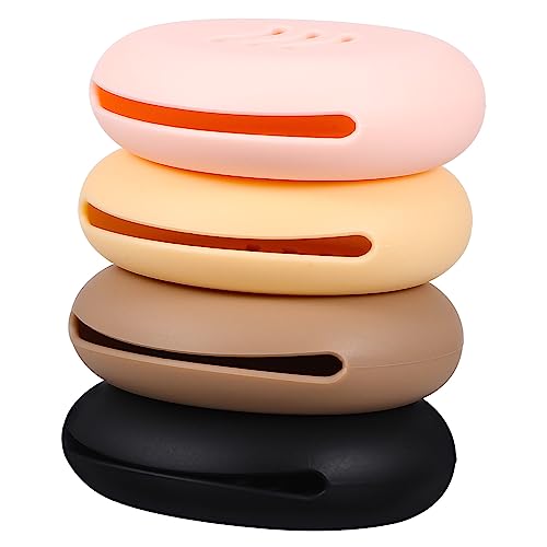 HONMEET 4stücke Schminkschwamm-halter-etui Make-up-schwamm-organizer Reise-schminkschwamm-halter Für Unterwegs Kompakt Und Leicht Zu Tragen von HONMEET