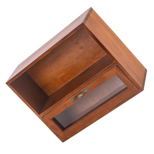 HONMEET Vintage Aufbewahrungsschrank Für Kosmetik Und Tassen Eleganter Make-up Organizer Für Schlafzimmer Und Badezimmer Robustes Design Für Dekorative Zwecke von HONMEET