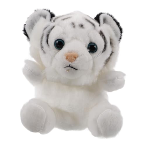 HONMEET Weiches Plüsch Tiger Schlüsselanhänger Anhänger Niedliches Tier Motiv Flauschiges Kuscheltier Münzbeutel Accessoire Für Frauen Männer von HONMEET