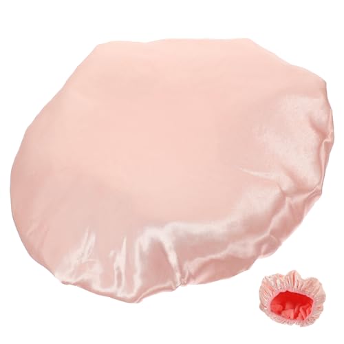 HONMEET Wiederverwendbare Duschhaube Für Damen Satin-mikrofaser-peva-haarhaube Zum Duschen Schützt Haar Und Trocknet Schnell HONMEET Wiederverwendbare Duschhaube Für Damen Satin-mikrofaser-peva-haarhaube Zum Duschen Schützt Haar Und Trocknet Schnell von HONMEET