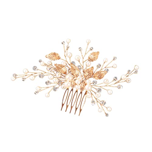 HONMEET Braut Haarkamm Hochzeit Haarschmuck Handgemachter Einsatzkamm Haarschmuck Für Hochzeit Abendparty von HONMEET