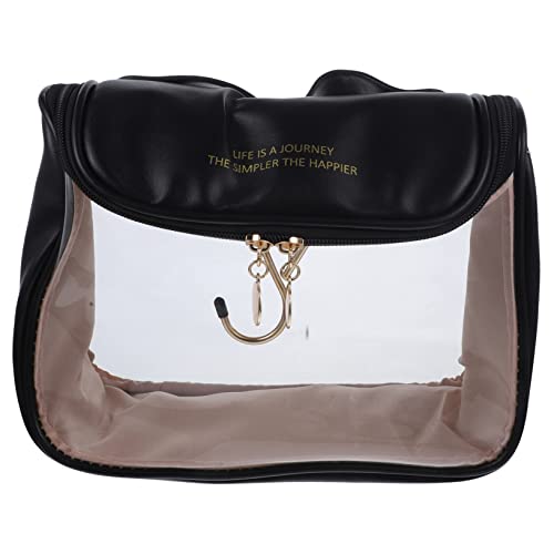 HONMEET 1stücke Reise Kosmetiktasche Große Kapazität Transparente Kulturbeutel Mit Mehreren Fächern Vielseitige Aufbewahrung Für Damen Und Herren Für Toilettenartikel Und Make-up von HONMEET