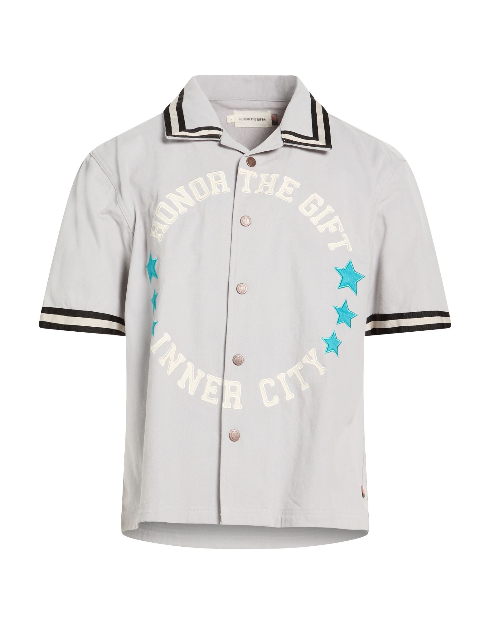 HONOR THE GIFT Hemd Herren Hellgrau von HONOR THE GIFT