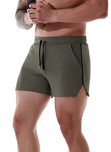 HOOD CREW Herren Shorts Sporthosen Laufshorts Training Fitnesshosen Activewear von HOOD CREW