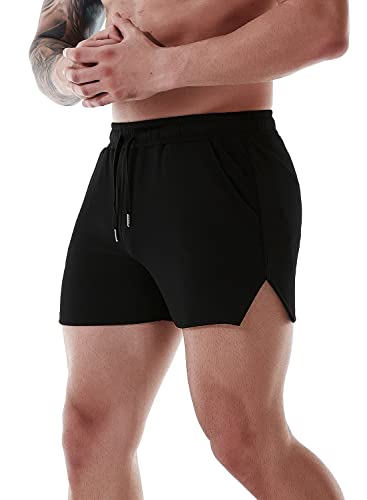 HOOD CREW Herren Shorts Sporthosen Laufshorts Training Fitnesshosen Activewear von HOOD CREW