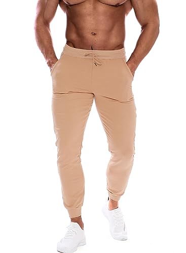 HOOD CREW Jogginghose Herren Sporthose Fitness Training Slim Fit Hose mit Taschen von HOOD CREW