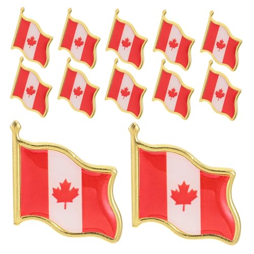 HOODANCOS 1 Satz Flagge Brosche Anstecknadeln Patriotische Abzeichen Für Feierlichkeiten Und Anlässe Für Kleidung Und Accessoires 25 Stück von HOODANCOS