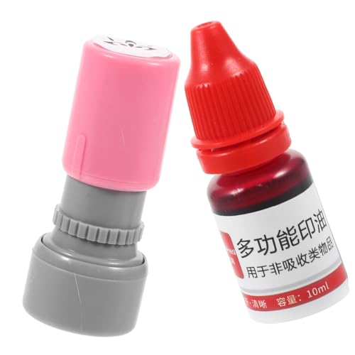 HOODANCOS 1satz Multi-function Flower Printing Stamp Praktischer Makeup-stempel Für Face Cosplay Und Dekoration Für Partys Und Bühnenauftritte Rote Blume Design von HOODANCOS