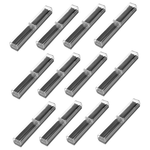 HOODANCOS 12stücke Stifteboxen Federmäppchen Leer Transparent Klein Für Stifte Aufbewahrung von HOODANCOS