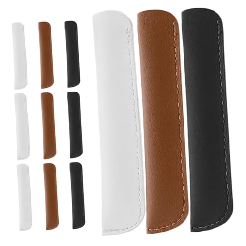 HOODANCOS 12stücke Bleistifthülle Aus Pu Für Stiftaufbewahrung Kompatibel Mit Füllfederhalter Kugelschreiber Und Stylus-stifte Tragbar Für Zuhause Büro Und Schule von HOODANCOS