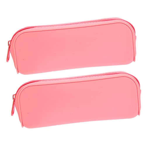 HOODANCOS 2stücke Buntstifte Koffer Aus Silikon Ästhetisches Federmäppchen Süßes Stifteetui Zum Aufbewahren Von Kugelschreibern Füllfederhaltern Und Make-up-pinseln Leicht Zu Tragen Robust u von HOODANCOS