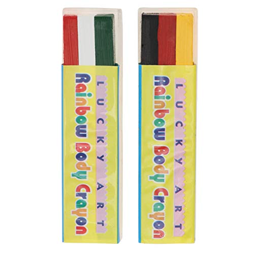 HOODANCOS 2stücke Körperfarbstifte Für Kindergesichtsbemalung Buntstifte Für Make-up Wasserlöslich Für Mottopartys Und Kostümpartys von HOODANCOS
