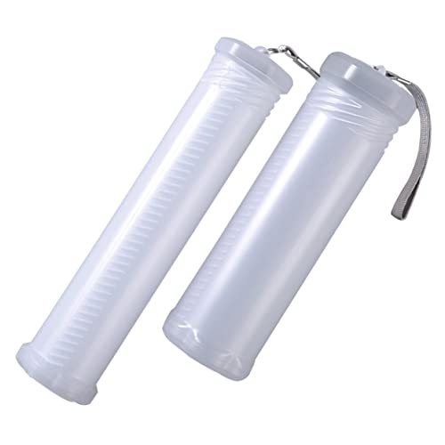 HOODANCOS 2 Stück Einziehbarer Bleistifthalter Aus Kunststoff Ausziehbare Stiftbox Für Stifte Und Pinsel Tragbarer Organizer Für Schreibtisch Und Klassenzimmer Transparente von HOODANCOS