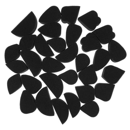 HOODANCOS 28 Stück Kinder-make-up-schminkschwämme Schwammpinsel Künstlerschwämme Zum Malen Tropfenschwamm Schminkschwamm Töpfermalschwämme von HOODANCOS