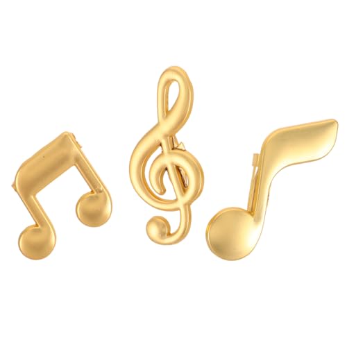 HOODANCOS 3stücke Kragenbrosche Für Herren Anzugzubehör Musikinstrumentenbrosche Anstecknadel Für Kleider Modisches Accessoire Im Koreanischen Stil Brosche Für Herrenanzüge von HOODANCOS