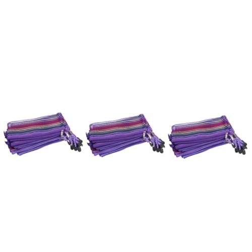 HOODANCOS 36stücke Teiliges Nylon Mesh Beutel Regenbogenstreifen Reißverschlusstasche Für Kosmetik Schreibwaren Und Reiseutensilien Langlebig Und Leicht von HOODANCOS