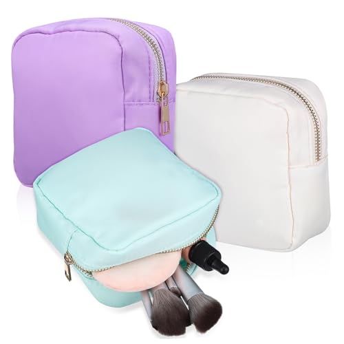 HOODANCOS 3Stücke Kosmetiktaschen wasserdichte Make Up Taschen und Praktische Organizer mit Reißverschluss für Damen und Vielseitige Aufbewahrung von HOODANCOS
