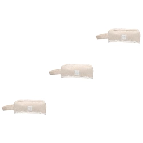 HOODANCOS 3stücke Großer Kapazität Federmäppchen Aus Oxford Doppellagig Tragbar Mit Reißverschluss Für Stifte Bleistifte Notizen Und Mehr Für Schule Und Reisen von HOODANCOS