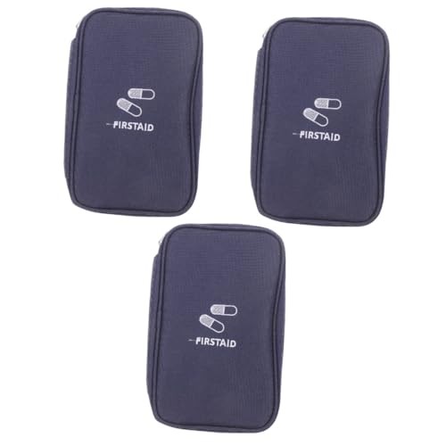 HOODANCOS 3stücke Tragbare Erste-Hilfe-Tasche Aus Oxford Große Kapazität Organizer Für Medikamente Und Notfallbedarf Für Reisen Und Outdoor-aktivitäten von HOODANCOS