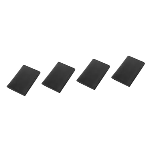 HOODANCOS 4stücke Business Card Holder Aus Echtem Minimalistisches Kartenetui Für Visitenkarten Id-Karten Und Kreditkarten Tragbar Und Stilvoll Für Büro Und Reisen von HOODANCOS