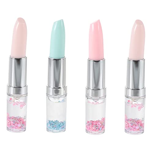HOODANCOS 4stücke Pack Cartoon-gelstifte Tintengelstift Tintenstifte in Lippenstiftform Für Schule Und Büro Gemischter Stil von HOODANCOS