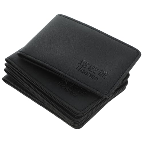 HOODANCOS 5stücke Teiliges Pu Kartenetui Für Führerscheine Und Versicherungsunterlagen Praktischer Ausweishalter Für Damen Und Herren Elegantes Design Für Reisen Und Alltag von HOODANCOS