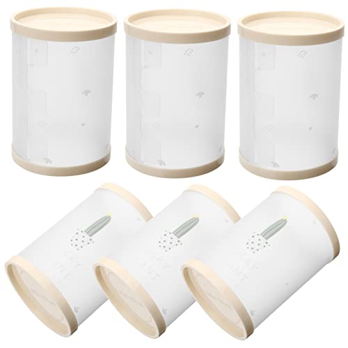 HOODANCOS 6 Stück Stifthalter dauerhaft Spitze Federmäppchen Masse Halter für Schreibtischmarker Büro aufbewahrungsdose Storage Boxes schreibwaren Make-up-Behälter Bleistiftbehälter Plastik von HOODANCOS