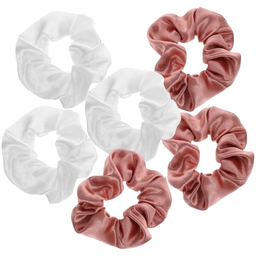 HOODANCOS Elegantes Haargummi-set 6 Stück Für Damen Und Mädchen Elastische Haarbänder Bunte Pferdeschwanzhalter von HOODANCOS