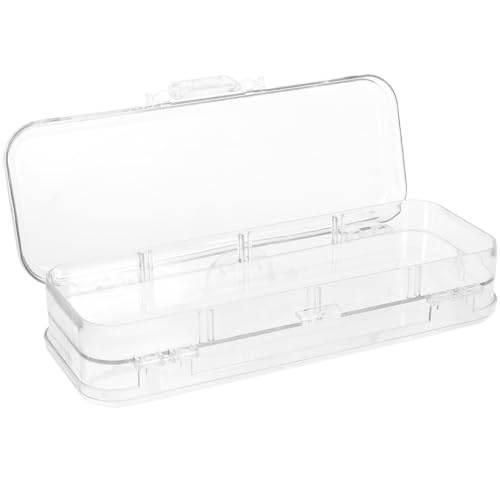 HOODANCOS Stabiler Stiftebox Aus Abs Großer Transparenter Organizer Für Schreibwaren Leicht Und Wiederverwendbar Für Schule Büro Künstler Mit Viel Stauraum von HOODANCOS