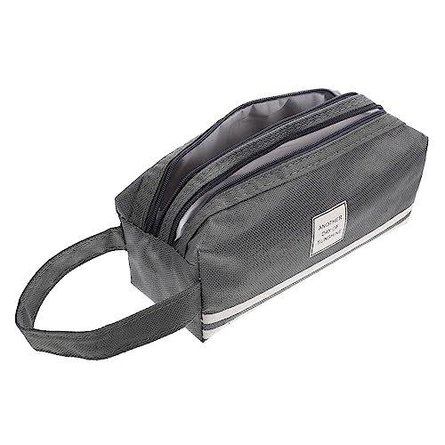 HOODANCOS Großer Kapazitäts-federmäppchen Aus Oxford Doppellagig Und Tragbar Für Schule Und Büro Mit Reißverschluss Elegantem von HOODANCOS