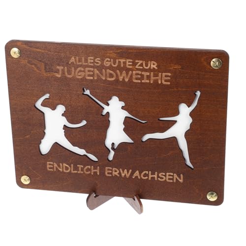 HOODANCOS Graduation Holz Geldgeschenkbox Geldbörse Für Abschlussfeiern Praktische Geldaufbewahrung Aus Holz Kompakt Langlebig Für Hochzeiten Weihnachten Jubiläen von HOODANCOS