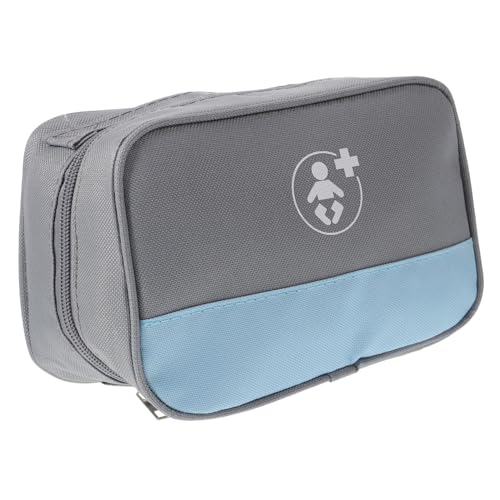 HOODANCOS Große Reiseapotheke Tasche aus Oxford Stoff Tragbarer Organizer mit Stabilem Material und Großem Stauraum Wasserabweisend für Camping Wandern Auto und Motorrad von HOODANCOS