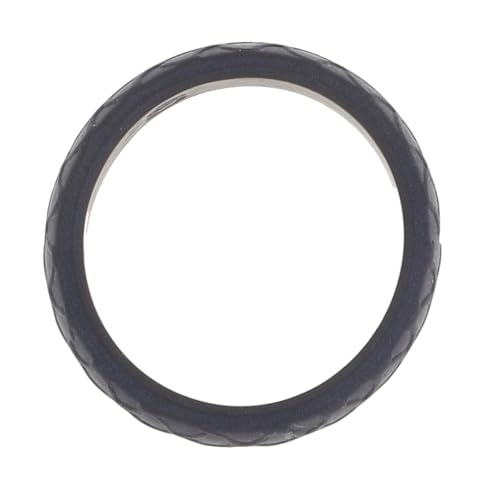 HOODANCOS Herren Silikonring Sportlicher Elastischer Finger Ring mit Fischschuppenmuster Bequemer Outdoor Wasserfest Dehnbar Modischer Verlobungsring in Blau von HOODANCOS
