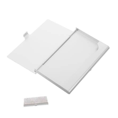 HOODANCOS Kasten Visitenkartenhalter mit Strasssteinen Kartenetui für Damen Kartenorganisator Kartenhalter-Boxen Veranstalter Visitenkartenetui Visitenkarteninhaber Aluminiumlegierung Silber von HOODANCOS