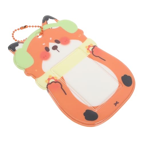 HOODANCOS Kawaii PVC Kartenhalter Schlüsselanhänger Für Fotokarten Ausweishalter Und Buskarten Für Mädchen Und Teens Langlebig Und Pflegeleicht Mit Niedlichem Tierdesign von HOODANCOS