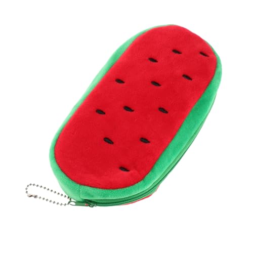 HOODANCOS Kawaii Plüsch Federmäppchen Für Junge Mädchen Süßes Reißverschluss Schreibwarenetui Große Kapazität Niedlicher Cartoon Stiftehalter Lustiger Bleistiftbeutel Für Mädchen von HOODANCOS