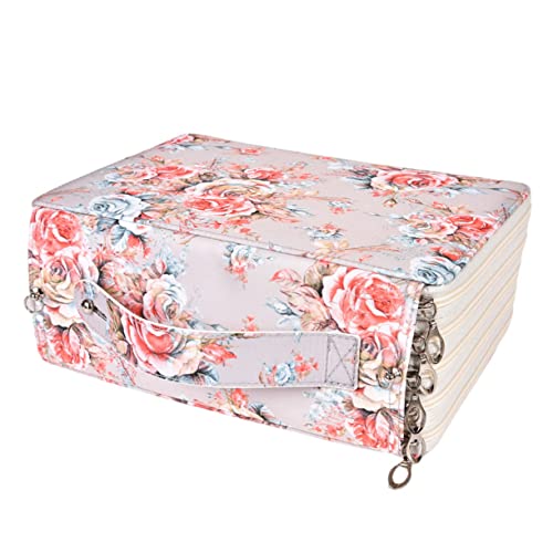 HOODANCOS Kunstspeicherbeutel Federmäppchen Schreibwaren-Organizer Bleistiftbeutel Zur Aufbewahrung Zeichnen Von Bleistiften Aufbewahrungsbox Für Stifte Bleistiftspeicherfall Polyester Beige von HOODANCOS