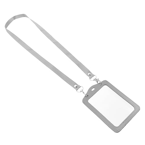 HOODANCOS Kartenhalter Mit Lanyard Transparenter Ausweisclip Kartenhalter Für Visitenkarten Kreditkarten Und Ausweise Robustes Schlüsselband von HOODANCOS