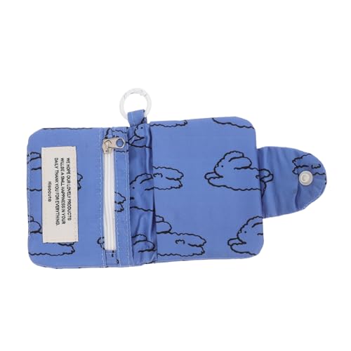 HOODANCOS Kleines Kartenetui Für Damen Kreditkartenetui Mit Schlüsselanhänger Portemonnaie Für Frauen Aus Weichem Material Ästhetisches Geldbörsenhalter Für Münzen Und Karten von HOODANCOS