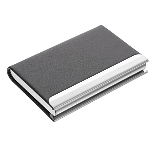 HOODANCOS Für Männer Große Kapazität Visitenkartenetui Kreditkartenhalter Namenskarten-Organizer Leder von HOODANCOS