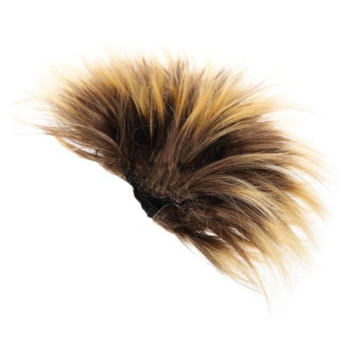 HOODANCOS Party Perücke und Erwachsene Braune Fake Haarperücke im Igel Stil Vielseitiges Kostümzubehör für Karneval Festival Masquerade und Cosplay Leicht und Realistisch Gestaltet von HOODANCOS