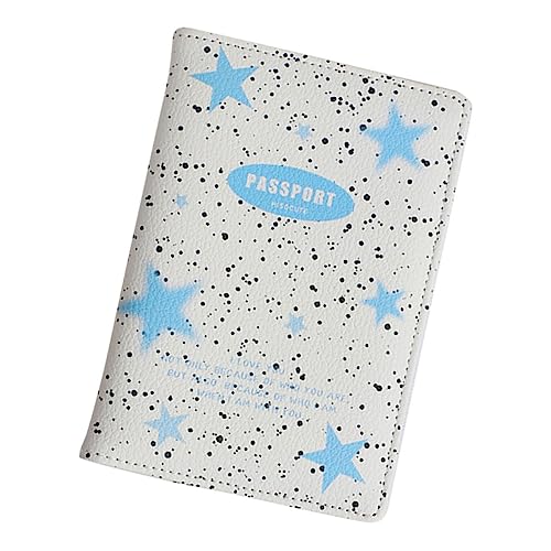 HOODANCOS Reisepasshülle Pu- Kartenetui Kartenhalter Reisepasstasche Für Reisen Mit Fächern Zur Aufbewahrung Von Ausweisen Kreditkarten Und Führerscheinen von HOODANCOS