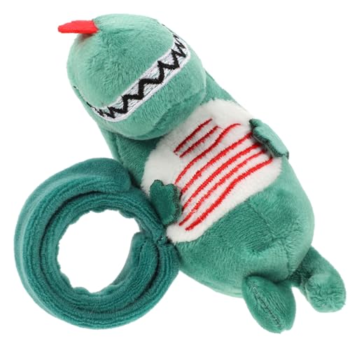 HOODANCOS Kuscheliges Dino Slap-armband Für Junge Mädchen Plüschiges Schnapparmband Als Party-mitgebsel Für Jungen Und Mädchen Für Kindergeburtstag Und Festlichkeiten von HOODANCOS