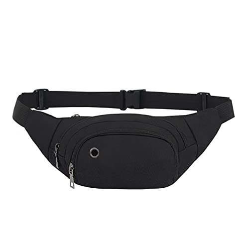 HOODANCOS Sport Bauchtasche Fitness Im Freien Lauf Geldbeutel Taille Gehen Sporttasche Fanny Wandern Jogging Schwarz von HOODANCOS
