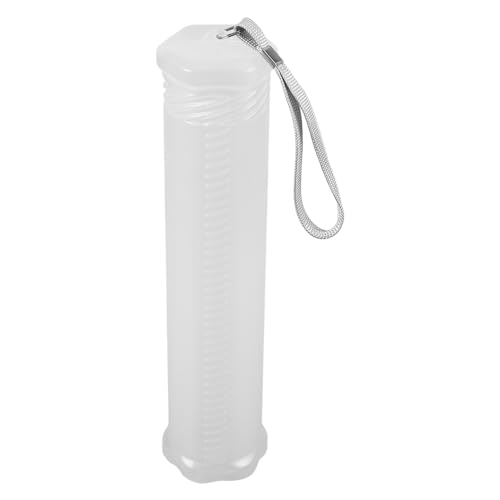 HOODANCOS Pinsel Etui Stift Etui Stiftetuis Transparentes Zylinderrohr Stiftboxen Durchsichtiger Wiederverwendbarer Stifthalterbehälter Aus Kunststoff Make-up-pinseletui Für Büro- Und Schulbedarf von HOODANCOS