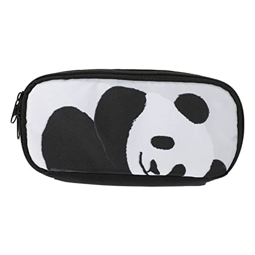 HOODANCOS Studenten Stifte Organizer Mit Cartoon Panda Design Große Oxford Federmappe Für Schreibwaren Bleistifte Radiergummis Und Notizen von HOODANCOS