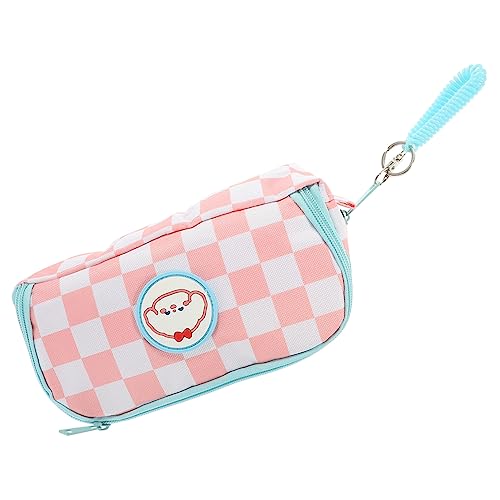 HOODANCOS Bleistifttasche Mit Schachbrettmuster Tragbarer Bleistiftbehälter Multifunktionsfähige Schreibwarentasche Kompakter Schüler-Stift Organizer Aus Hochwertigen Materialien von HOODANCOS
