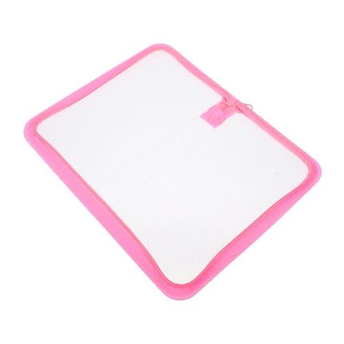 HOODANCOS Transparente Stifttasche mit Reißverschluss A6 Durchsichtiger Schreibwaren Organizer Vielseitig Einsetzbar für Schule Büro und Reisen von HOODANCOS