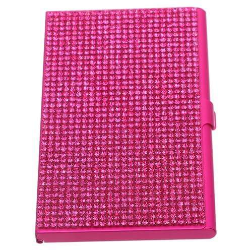 HOODANCOS Visitenkartenetui Mit Eleganter Kartenhalter Für Damen Für Kreditkarten Und Visitenkarten Robust Und Tragbar Glänzender Auftritt Für Büro Und Unterwegs von HOODANCOS