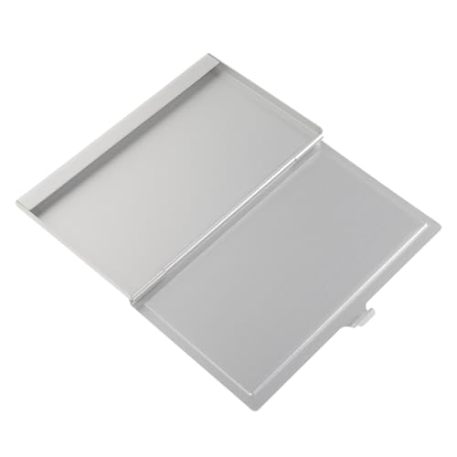 HOODANCOS Visitenkartenetui aus Aluminium für Sublimierbare Designs DIY Visitenkartenbox mit Großem Stauraum für Kreative Drucke und Professionelle Präsentation von HOODANCOS